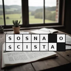 Hasło krzyżówkowe sosna kolczasta - sosna oścista – rozwiązanie, synonimy, podpowiedzi i definicje krzyżówkowe